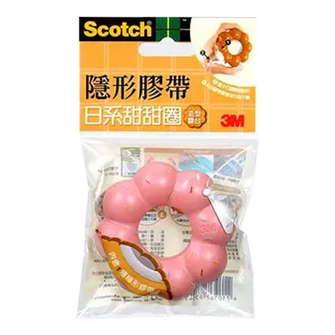 3M Scotch 810BD 甜甜圈膠台 日系草莓波堤